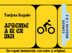 Tarjeta-Regalo Curso Aprende a montar en Bici