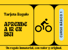 Tarjeta-Regalo Curso Aprende a montar en Bici – Básico 1